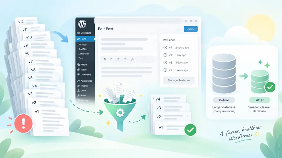How to Limit WordPress Revisions and Optimize the Database