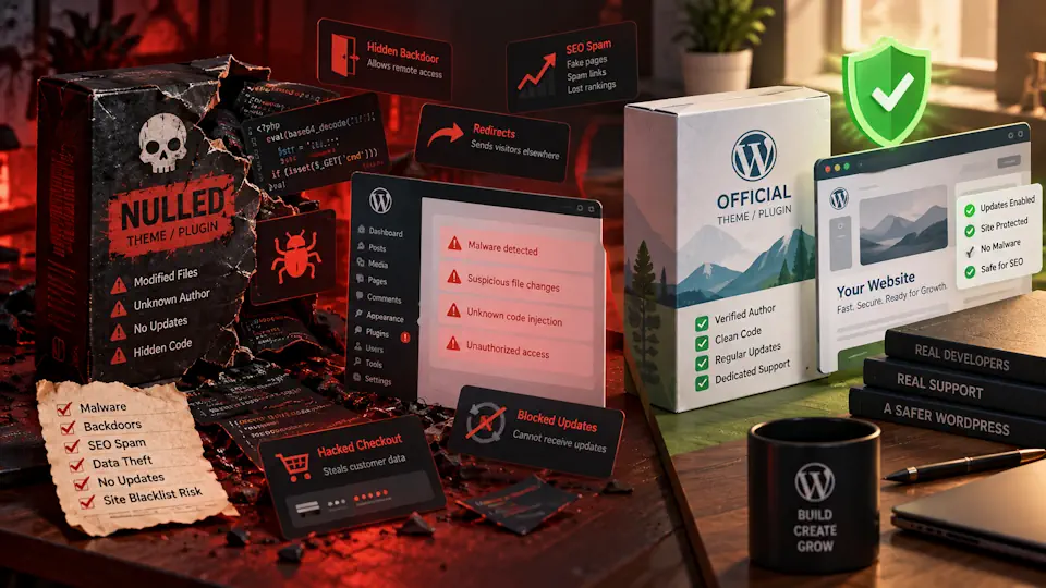 Why You Should Avoid Nulled WordPress Themes and Plugins